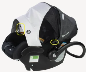 Maxi Cosi Mico Capsule Hire Maxi cosi mico plus extended canopy with ventilation